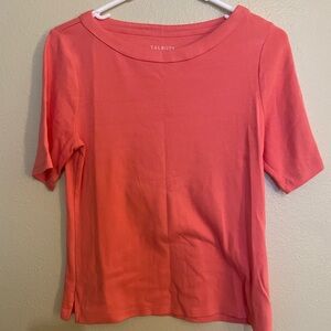 Coral Talbots Tee S Like New